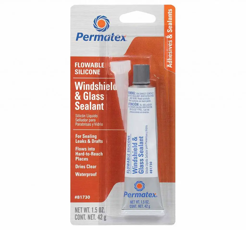 Permatex Flowable Windshield Silicone Sealant For Car Glass