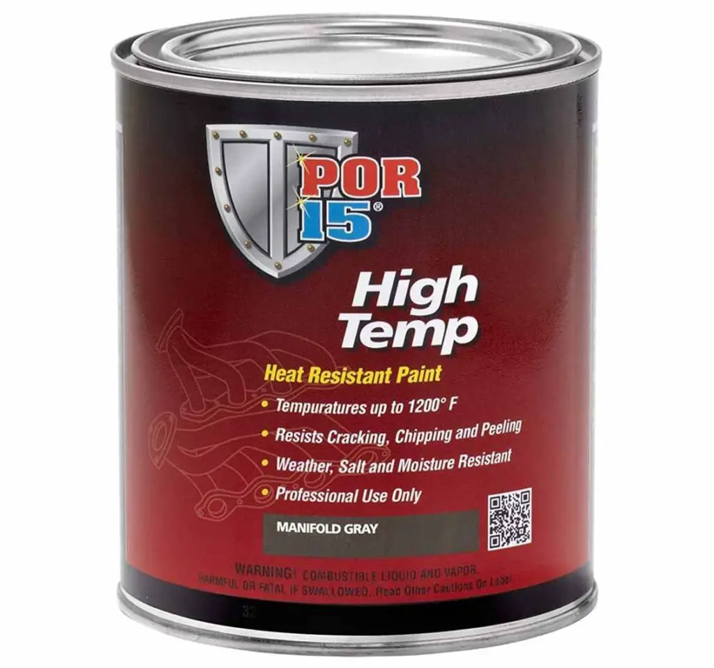 POR-15 Black High-Temperature Paint Can